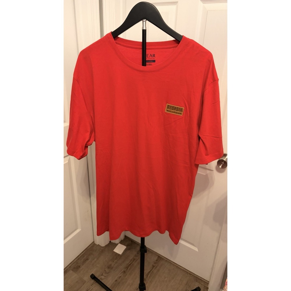GEAR For Sports Georgia Bulldogs T Shirt Men's 2XL Big Cotton Patch Logo NWT Red